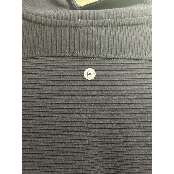 90 Degree by Reflex Women's Academy Crop Rib Half-Zip Pullover Top - Size Medium - Picture 5 of 7